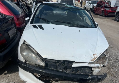 Peugeot 206 Çıkma Ön Kaput Beyaz